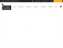 Tablet Screenshot of lecfomasque.com